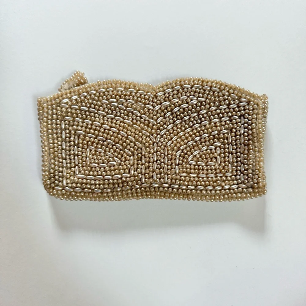 Vintage Beaded Wallet Made in Japan